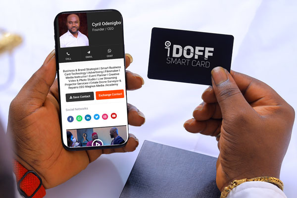 A demonstration of iDOFF Smart Card