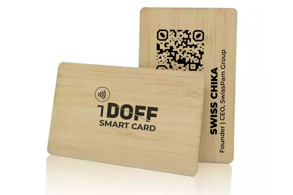 iDOFF Smart Business Card - iDOFF Wood