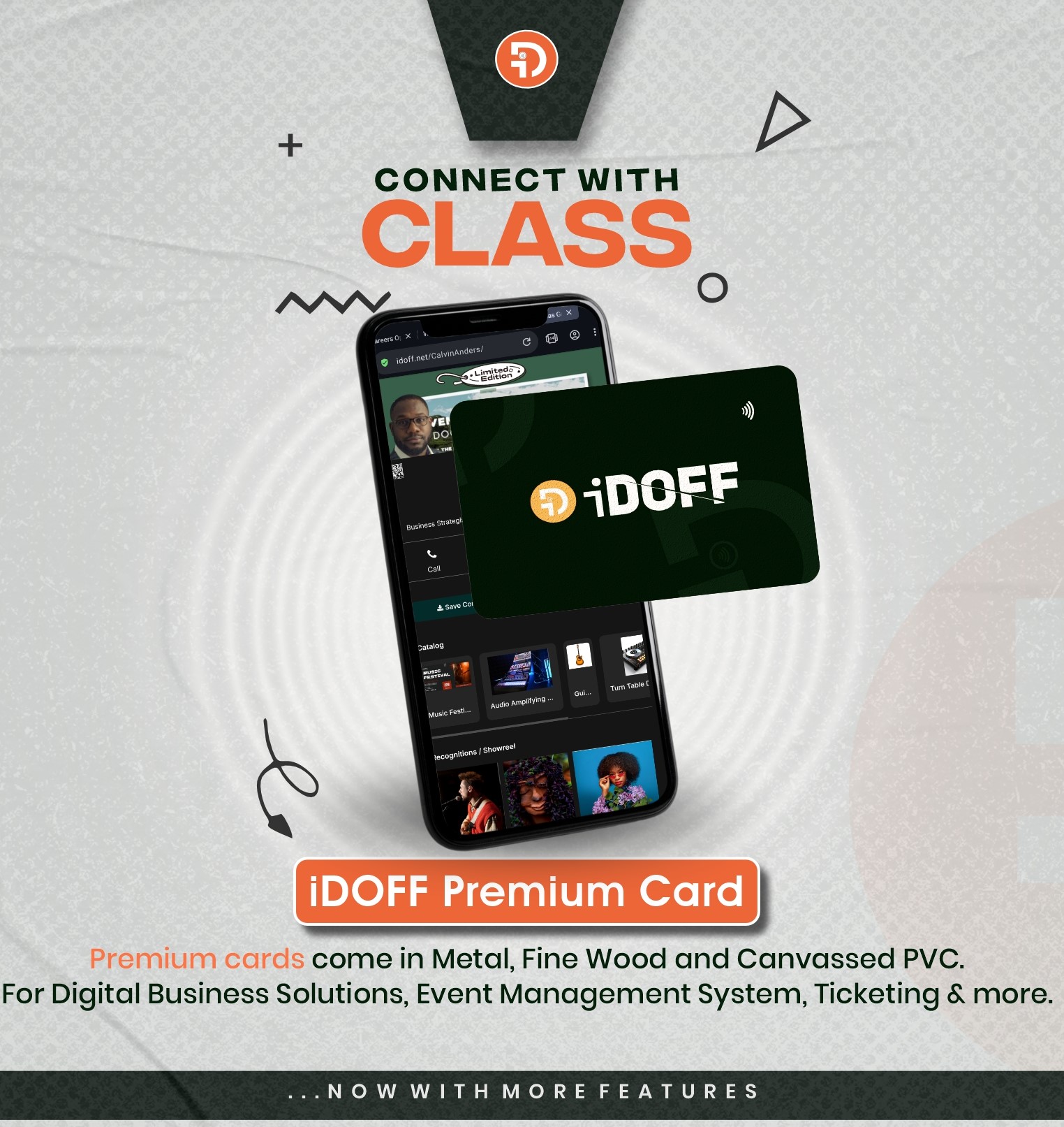 iDOFF metal card