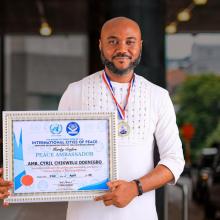 CYRIL CHIKWELU ODENIGBO HONOURED WITH PEACE AMBASSADOR AWARD