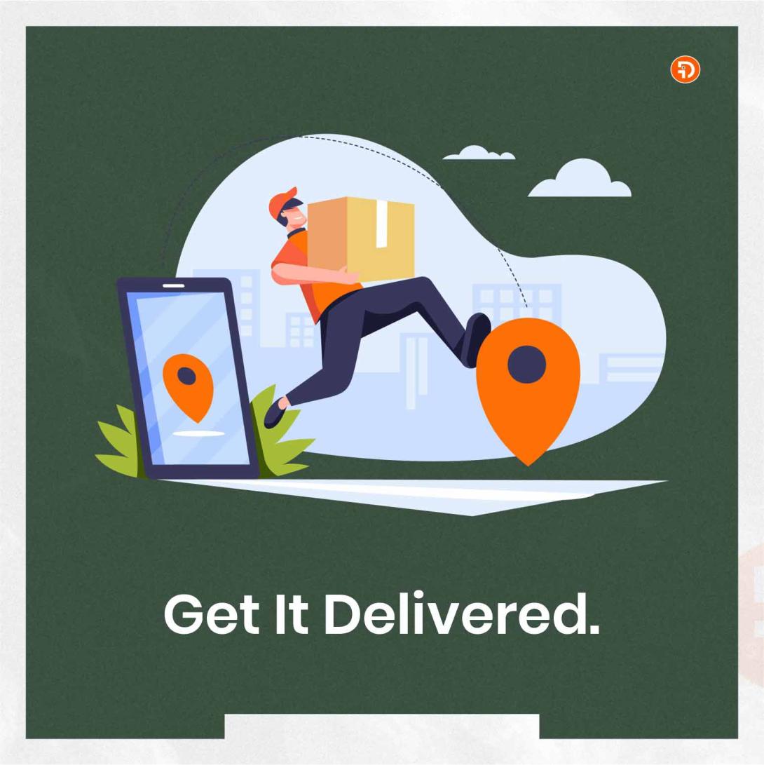 Get your product delivered